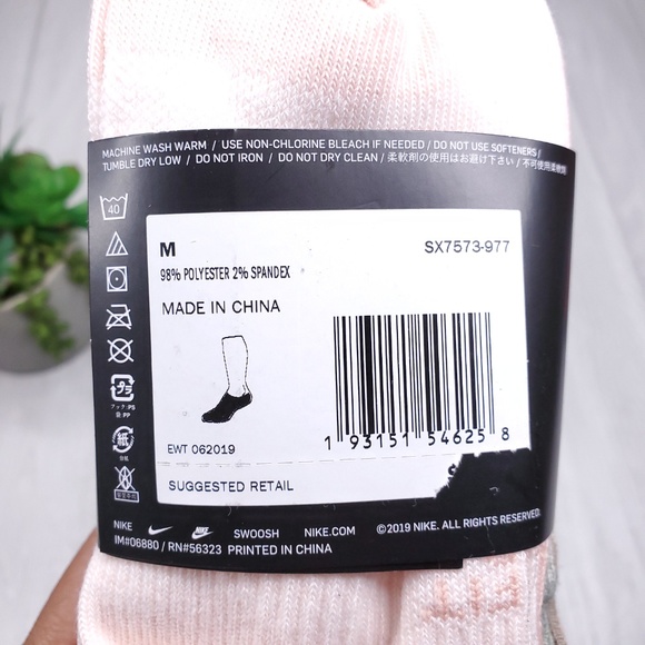 Nike Everyday Women's No Show Socks 6PK - Picture 4 of 4